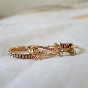 Coach Ring Stack Set